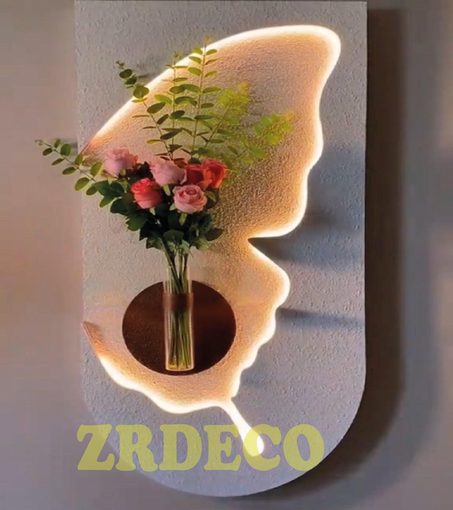 حامل مزهرية مضيء