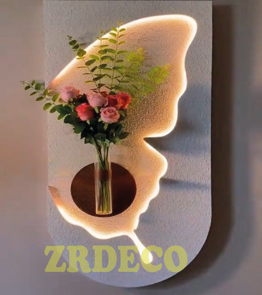 حامل مزهرية مضيء